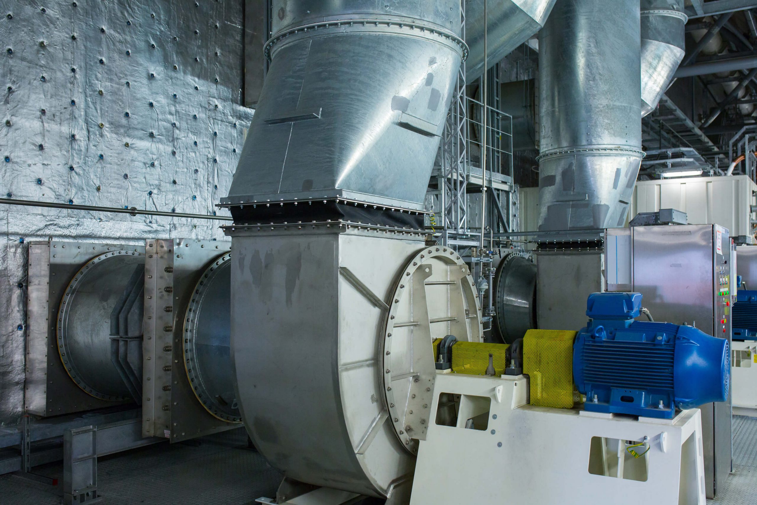 Turbine Inlet Air Cooling Systems provide microclimate support at a large industrial site.