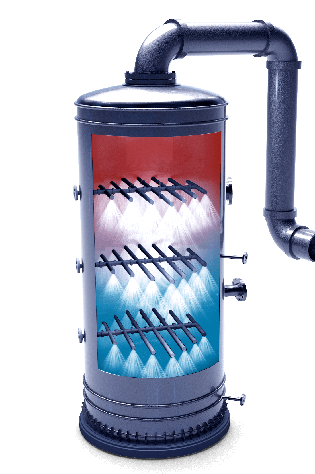 气体冷却和调理喷嘴阵列的插图Bete喷雾技术GydF4y2Ba